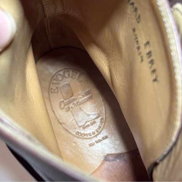 E. Vogel NYC Custom Chelsea Leather Ankle Brown Boots Women’s Size 10 7” Height - Picture 12 of 12